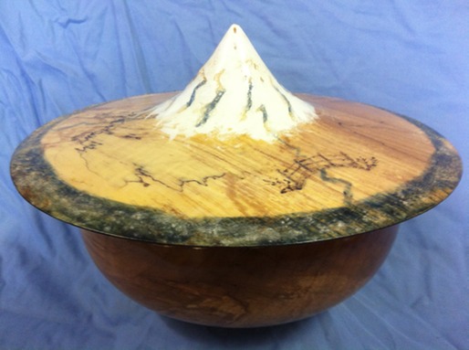 Original Maple bowl photograph from Four B’s Farm, 9 × 5 in